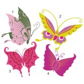 Wandtattoo Schmetterlinge 2 