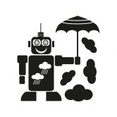 Robot Maddox wallsticker 