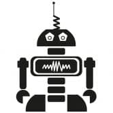 Sticker mural - Robot Ray 