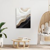 Leinwandbild Gewellte Komposition 