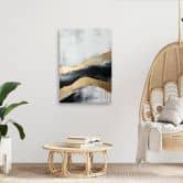 Leinwandbild Goldene Abstraktion 