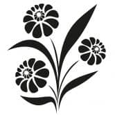 Muursticker Bloem Carla 