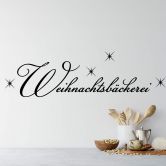 Wandtattoo Weihnachtsbäckerei 