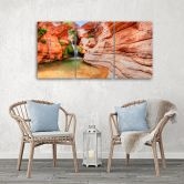 Leinwandbild 3-teilig, Grand Canyon Landschaftsbild 