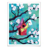Poster Blanz - Vogelhäuschen 