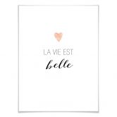 Poster Confetti & Cream - La vie est belle 