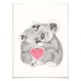 Poster Graves - Koala loves hugs 