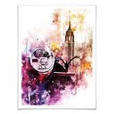 Poster Hugonnard - Watercolour New York View 