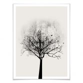 Poster Kubistika - Tree Study 04 