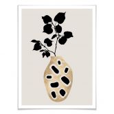 Poster Kubistika - botanisches Stillleben 