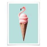 Poster Loose - Flamingoeis 