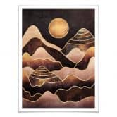 Poster Fredriksson - Coucher de soleil 