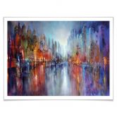 Poster Schmucker - Stadt am Fluss 