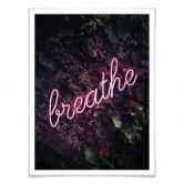 Poster Sisi & Seb - Leuchtschrift: Breathe 
