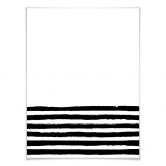 Poster Black lines 