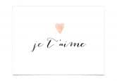Poster Confetti & Cream - Je t'aime 