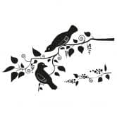 Sticker mural - Two Birds 