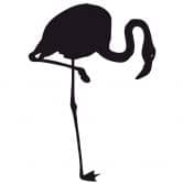 Sticker mural - Flamant Silhouette 