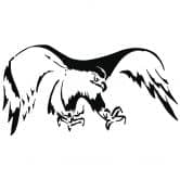 Sticker mural - Aigle 2 