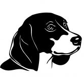 Wandtattoo Beagle 1 
