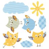 Funny Animals Set (04, Pattern) Wall Sticker 