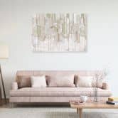 Leinwandbild, Scandi Boho Abstrakt in Beige 