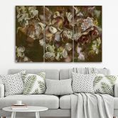 Leinwandbild 3 teilig, Iris Blume 