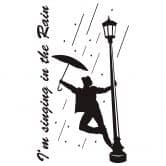 Sticker mural - Chantons sous la Pluie 1 