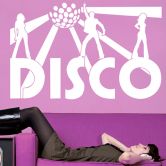 Wandtattoo Disco 