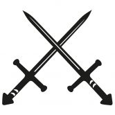 Wandtattoo Schwerter 