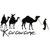 Wandtattoo Karawane 