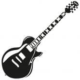 Sticker mural - Guitare 