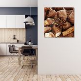 Leinwandbild, Schokolade mit Anis 