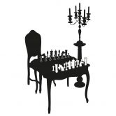 Wandtattoo Schach 