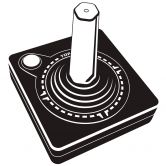 Joystick wallsticker 