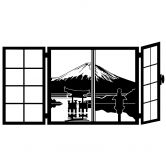 Wandtattoo Aussicht Fuji 