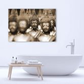 Leinwandbild, Buddha Braun Zen 