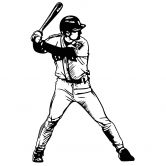 Baseball 8 wallsticker 