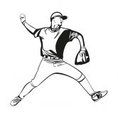 Wandtattoo Baseball 9 