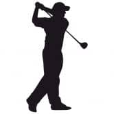 Wandtattoo Golfer 03 
