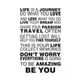 Life is a Journey... - Stairs Wall Sticker 
