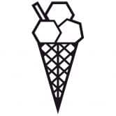 Wandtattoo Origami Eis 