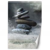 Fototapete, Steine Meer Zen Spa 