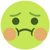 Wall Sticker Emoji Nauseated Face 