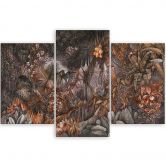 3-delige canvas print, Deep Jungle 