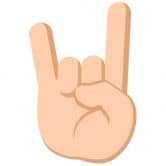 Wandtattoo Emoji Let's Rock 