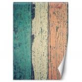 Fototapete, Pastell Holz Vintage 