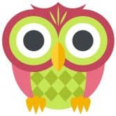 Wall Sticker Emoji Owl 