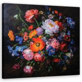 Leinwandbild Vintage Blumenstrauß 