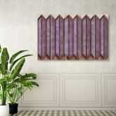 Leinwandbild 5 teilig, Buntes 3D -Fenster 